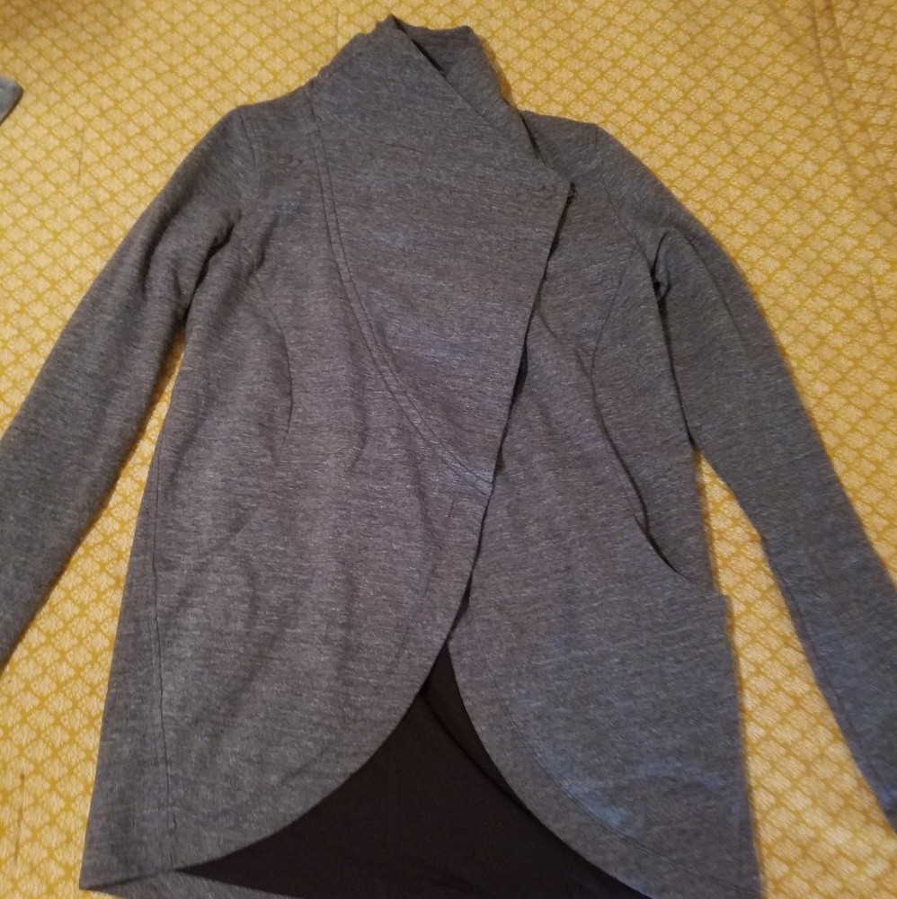 Lululemon assymetrical wrap jacket